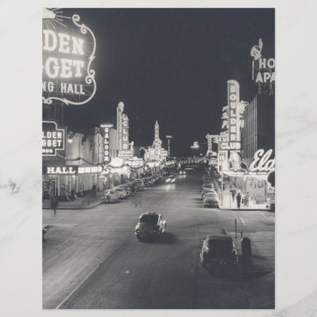 Lámina centro de Las Vegas (Anverso)