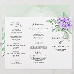 Lámina Ceremonia de Boda de Eucaliptos Florales Rosas Púr