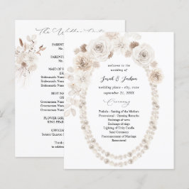 Lámina Ceremonia de Perlas Presupuestarias y Bodas Floral