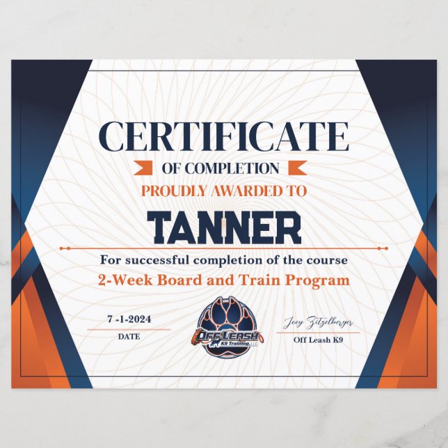 Lámina Certificado #14 (Anverso)