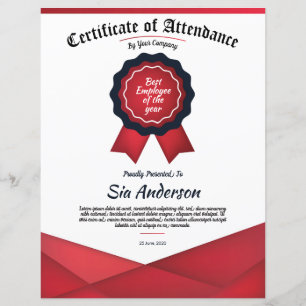 Lámina Certificado de Asistencia