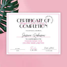 Lámina Certificado de belleza completa entrega premio ros