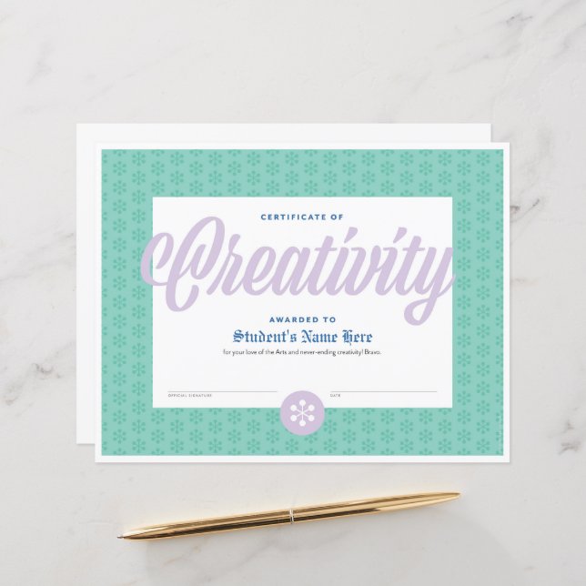 Lámina Certificado de bondad (Anverso/Reverso In Situ)