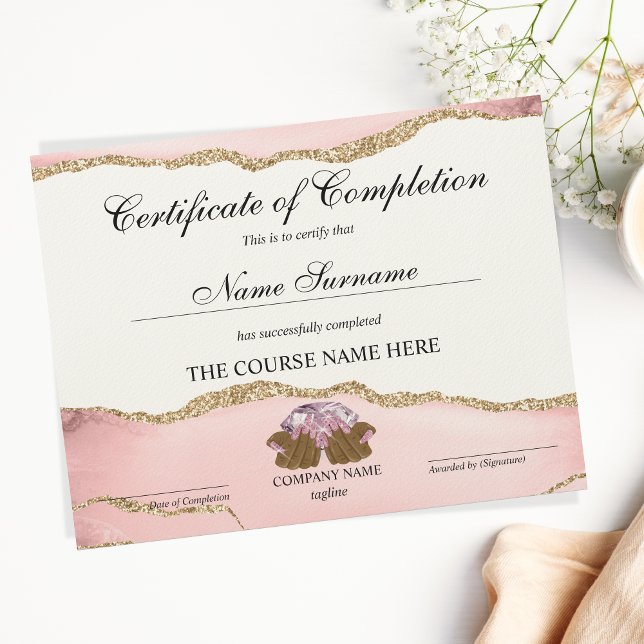Lámina Certificado de finalización del curso de artista d (Subido por el creador)