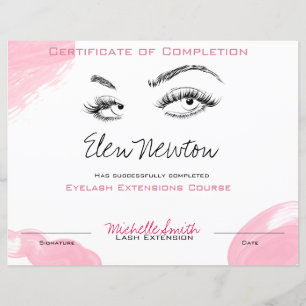 Lámina Certificado de finalización del curso de extensión