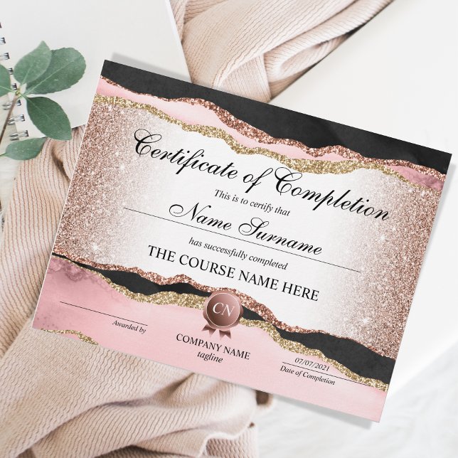 Lámina Certificado de Finalización del Curso de Reconocim (Subido por el creador)