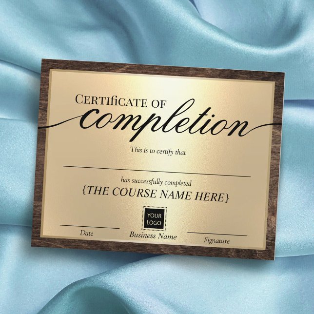 Lámina Certificado de Finalización del Premio de Oro y Ma (Subido por el creador)