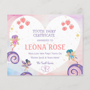 Lámina Certificado de Hadas Didentarias Presupuestarias  