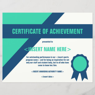 Lámina Certificado de Logro