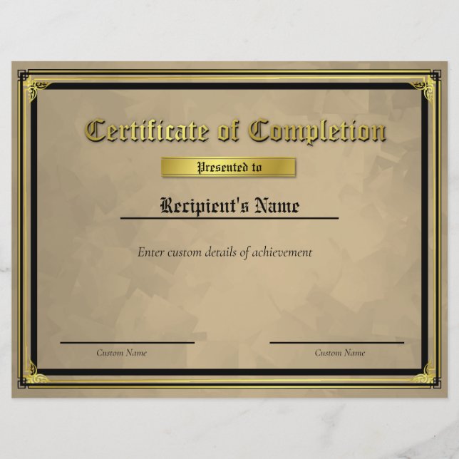 Lámina Certificado de marca de línea azul delgada persona (Anverso)