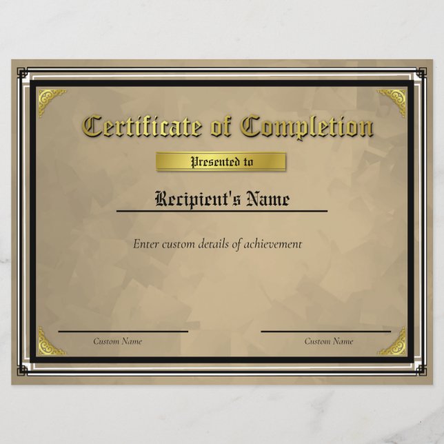 Lámina Certificado de marca de línea azul delgada persona (Anverso)