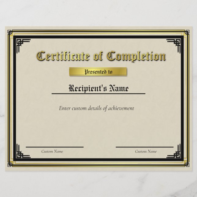 Lámina Certificado de marca de línea azul delgada persona (Anverso)