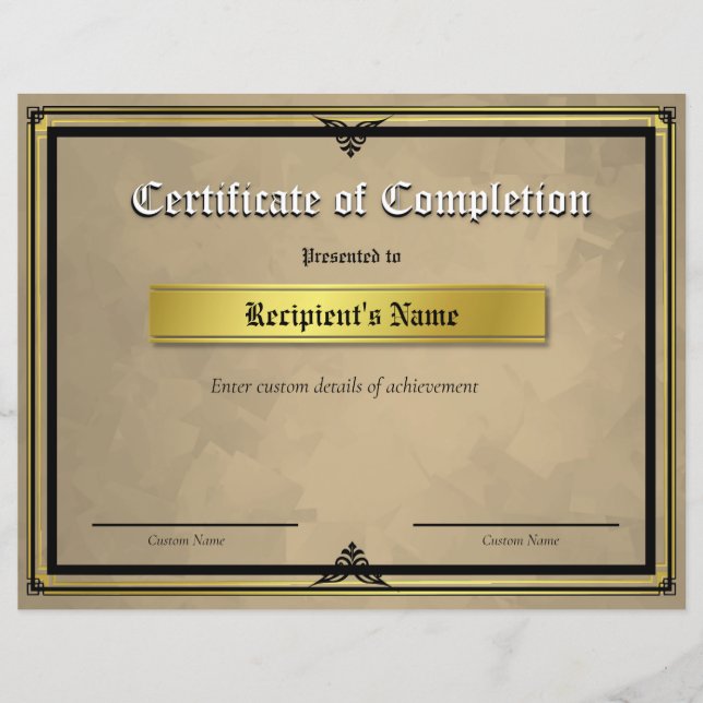 Lámina Certificado de marca de línea azul delgada persona (Anverso)