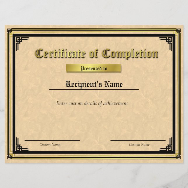 Lámina Certificado de marca de línea azul delgada persona (Anverso)