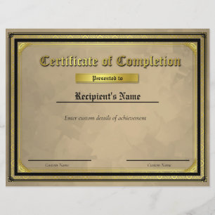 Lámina Certificado de marca de línea azul delgada persona