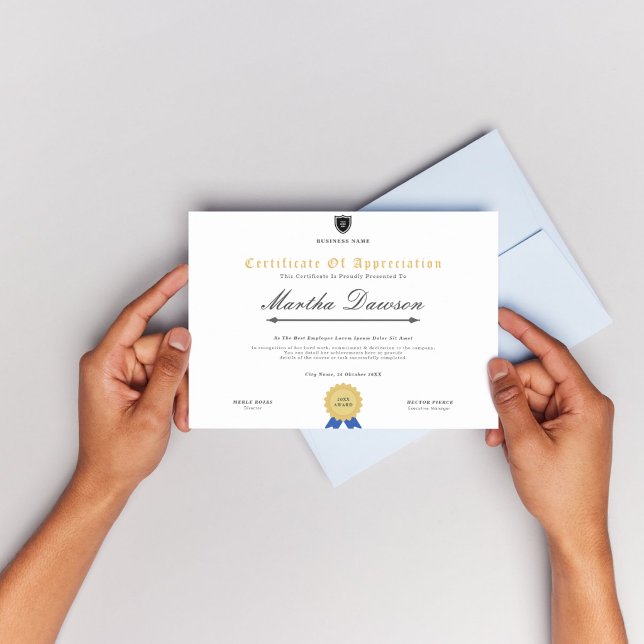 Lámina Certificado de Negocio Personalizado Profesional (Subido por el creador)