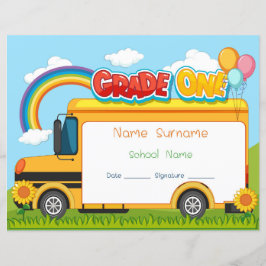Lámina Certificado de primer grado