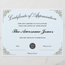 Certificado de reconocimiento azul con logotipo Pe