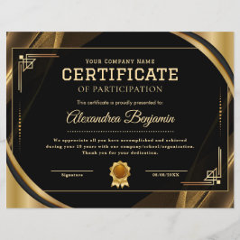 Lámina Certificado de reconocimiento de logros