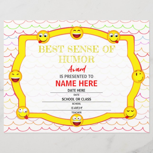 Lámina Certificado escolar (Anverso)