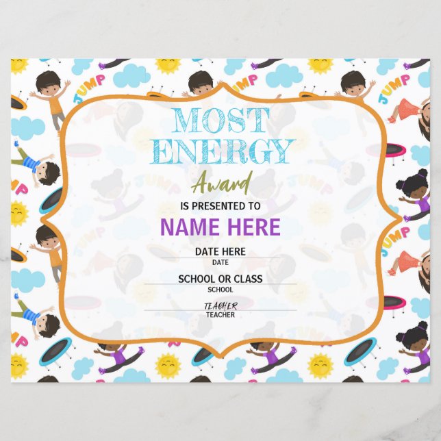 Lámina Certificado escolar (Anverso)