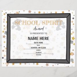 Lámina Certificado escolar