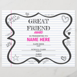 Lámina Certificado escolar