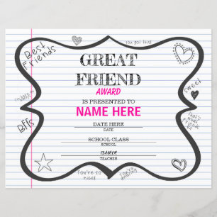 Lámina Certificado escolar