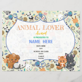 Lámina Certificado escolar