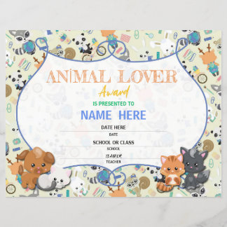 Lámina Certificado escolar