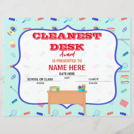 Lámina Certificado escolar