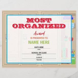 Lámina Certificado escolar