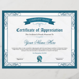 Lámina Certificado multipropósito