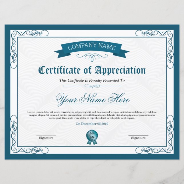 Lámina Certificado multipropósito (Anverso)