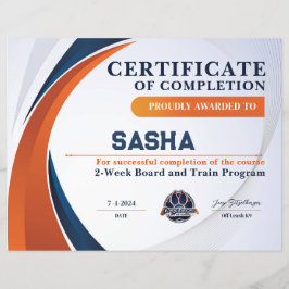 Lámina Certificado OLK9 #6