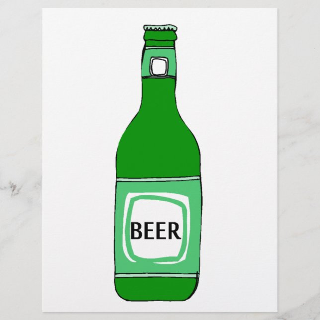 Lámina Cerveza verde (Anverso)