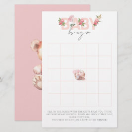 Lámina Cesta de Bebés de Juego de Bingo de Baby Shower