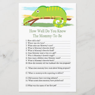 Lámina Chameleon ¿Qué tan bien conoces el juego de la duc