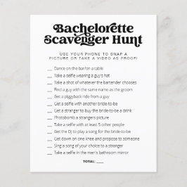 Lámina CHARLI retro bachelorette caza scavenger