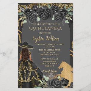 Lámina Charra Quinceañera
