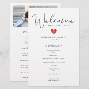 Lámina Cheap Wedding Grey Whimsical Photo Red Heart