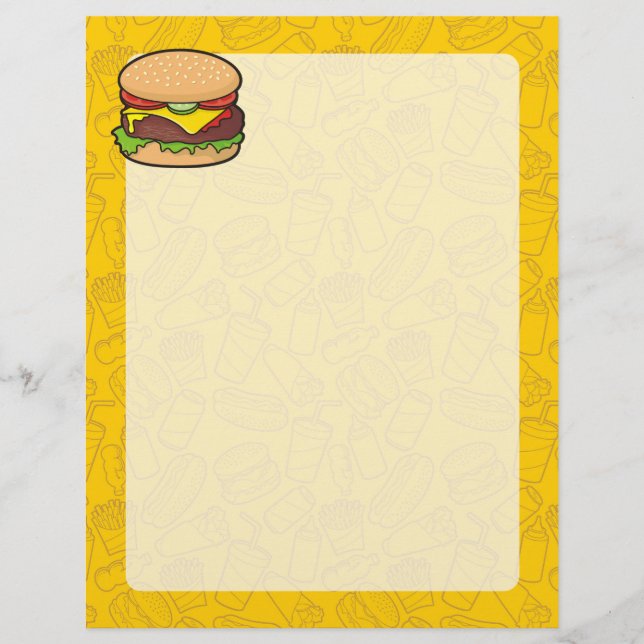 Lámina Cheeseburger (Anverso)