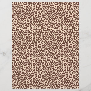 Lámina Cheetah, papel de Safari Boy Scrapbook