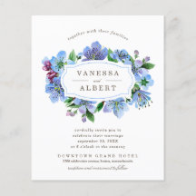 Cherry Blossom Elegant Frame BUDGET Boda