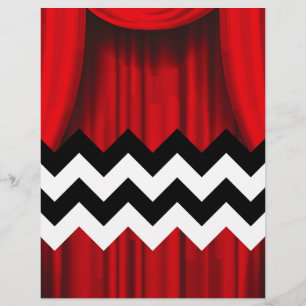 Lámina chevron negro lodge