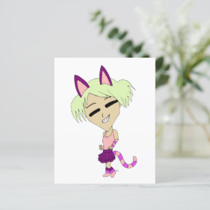 Lámina chibi catgirl