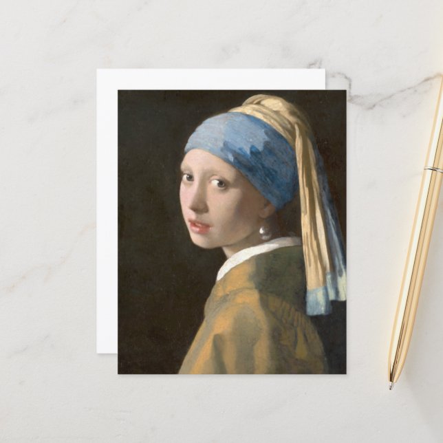 Lámina Chica con Pearl Earring (Anverso/Reverso In Situ)