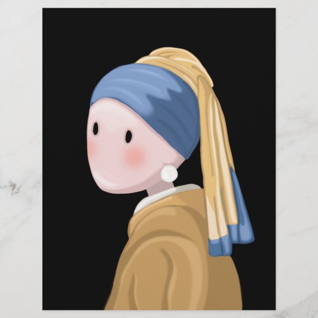 Lámina Chica con Pearl Earring (Anverso)