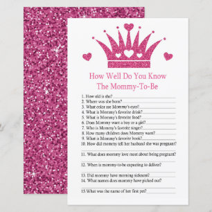 Lámina Chica Crown ¿Qué tan bien conoces el juego de la d