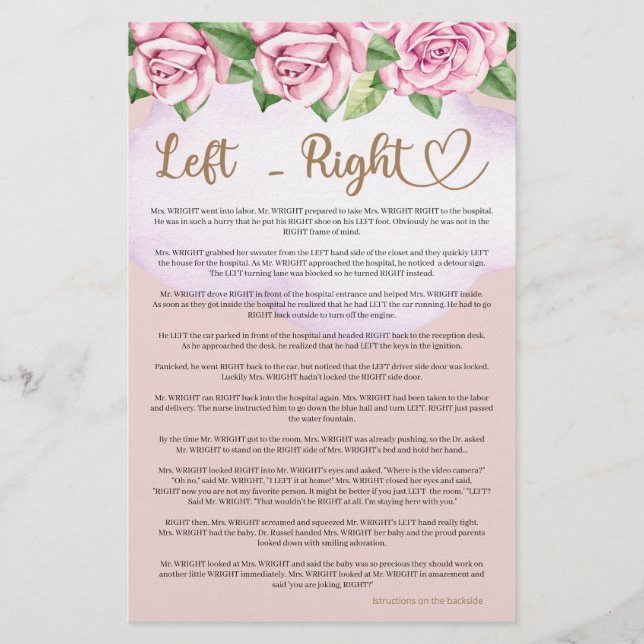 Lámina Chica de oso de peluche ducha de bebé a la derecha (Anverso)